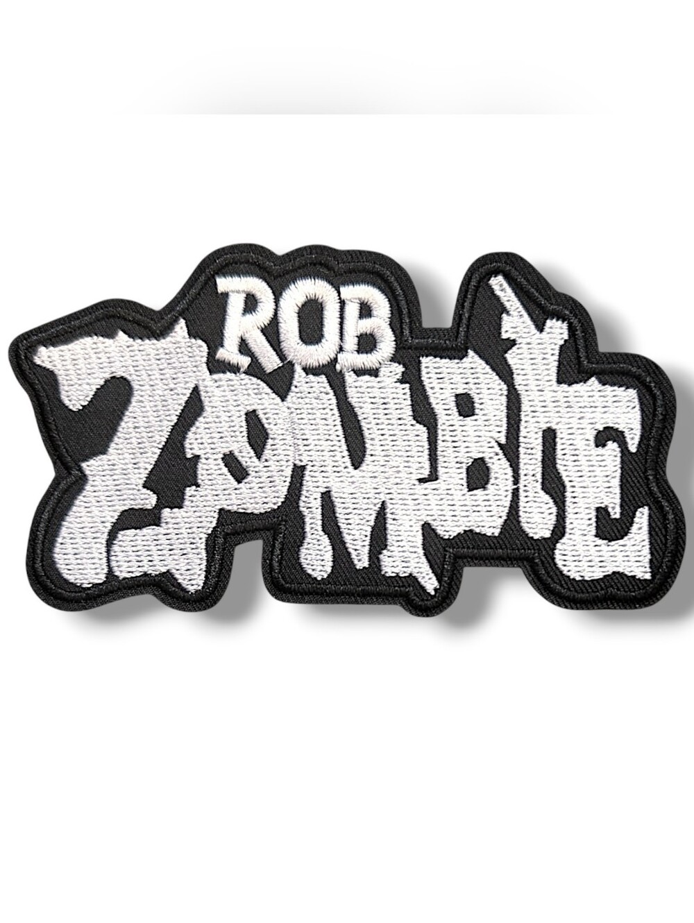 NWT Large Goth Metal Band Rob Zombie Iron On Patch Biker Jacket Battle Vest